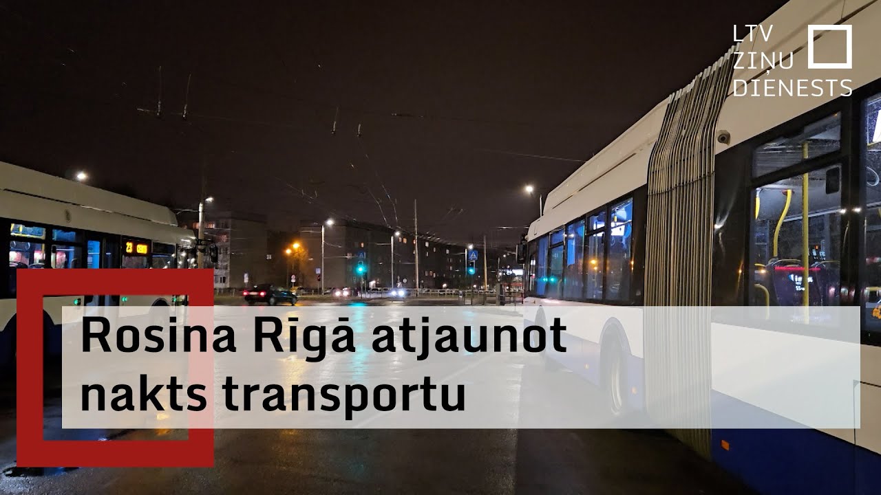 Pēc jauniešu iniciatīvas sākta parakstu vākšana par nakts sabiedriskā transporta atgriešanos Rīgā