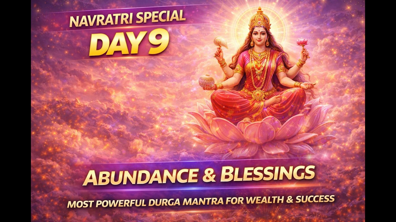 Maa Siddhidatri Mantra – Attract Wealth, Success & Divine Blessings | Powerful Durga Bhakti ✨🔥