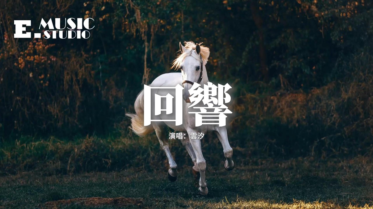 雲汐 - 回響『追尋着 黑暗中 那道光，愛就是 我唯一 的信仰，虔誠的祈望 請給我迴響，這路上 有你在就晴朗。』【動態歌詞MV】