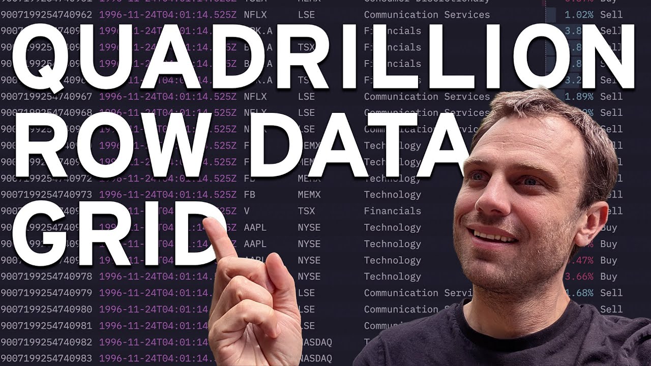 Deephaven's TypeScript Data Grid