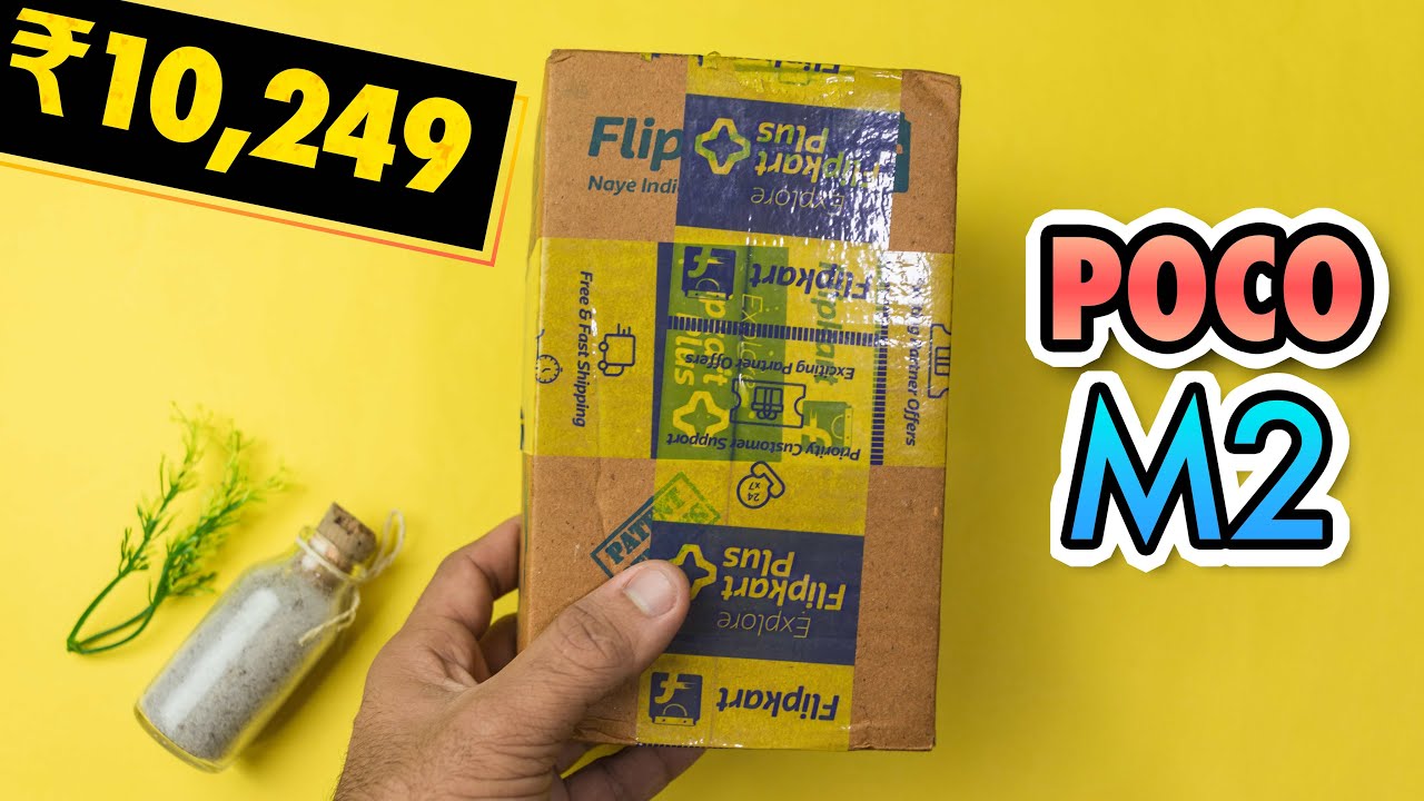 POCO M2 Unboxing - Flipkart First Sale Unit | Helio G80 | 5000 MAH Battery | FHD+ Display