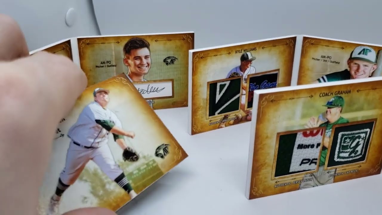 Custom Set of Dual Patch / Cut Signature Booklets as a Gift for Senior Night!