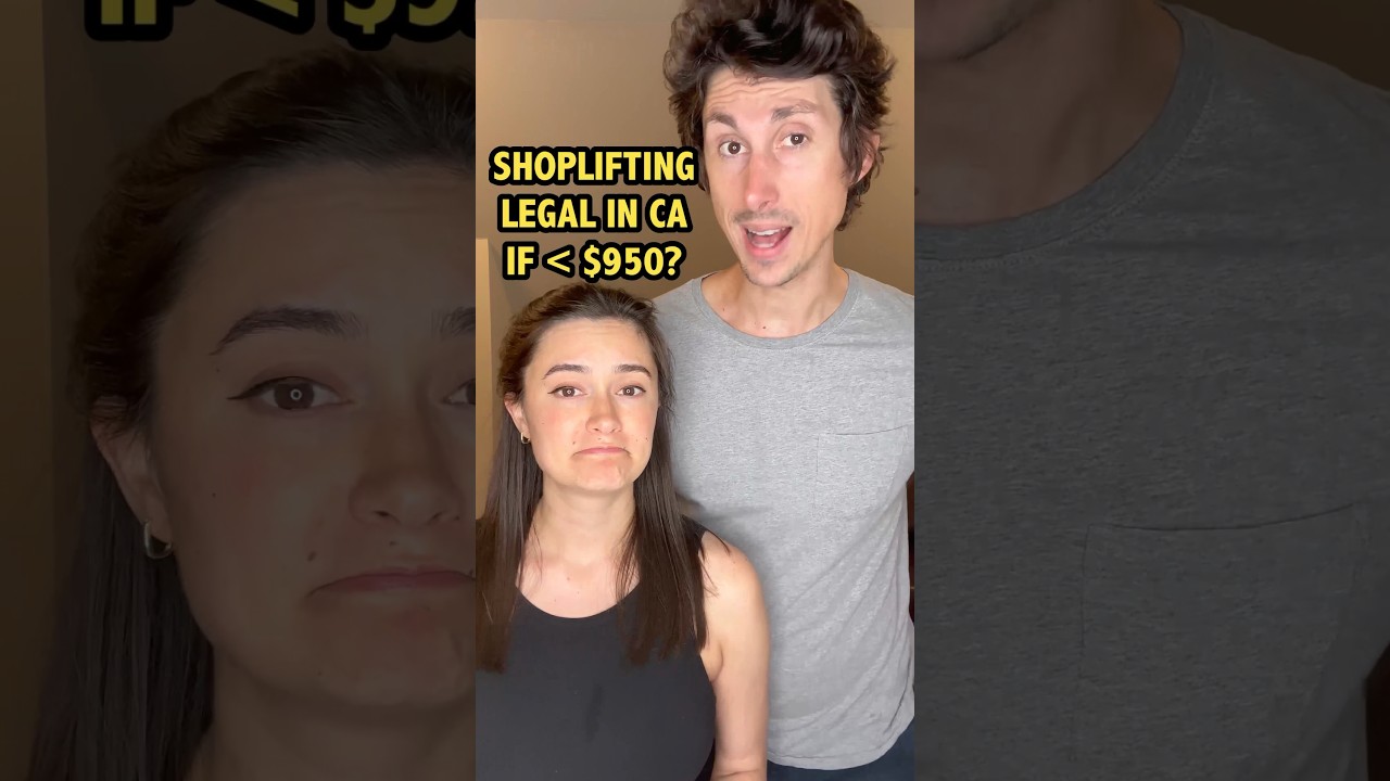is it  LEGAL to shoplift in California?