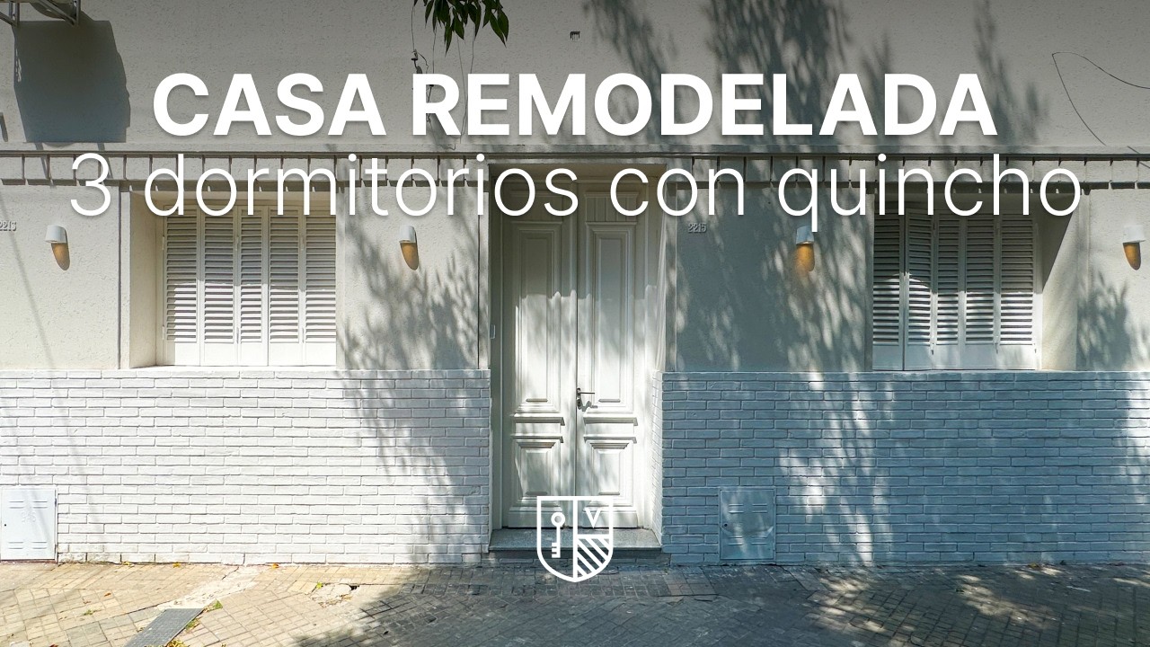 Casa de diseño con 3 dormitorios, patio y quincho propio- 1 de Mayo 2215