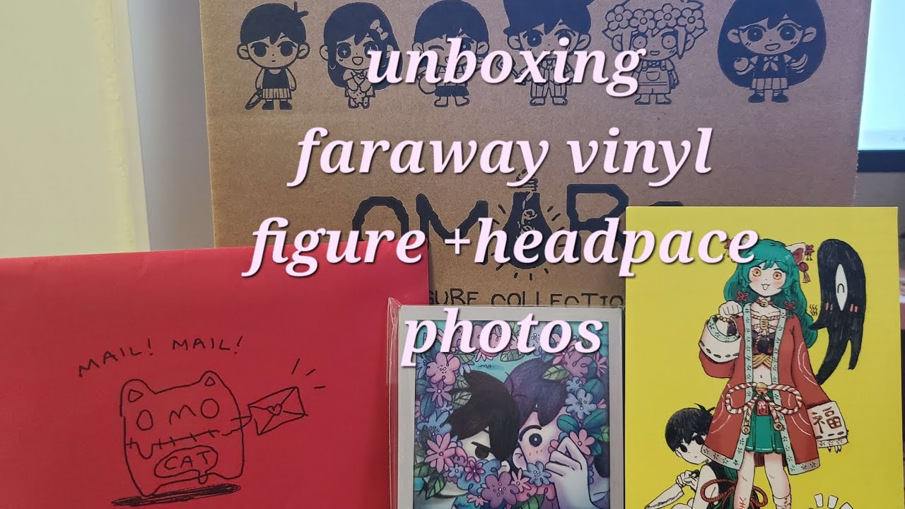 unboxing faraway omori vinyl figures + headspace photos!!!!