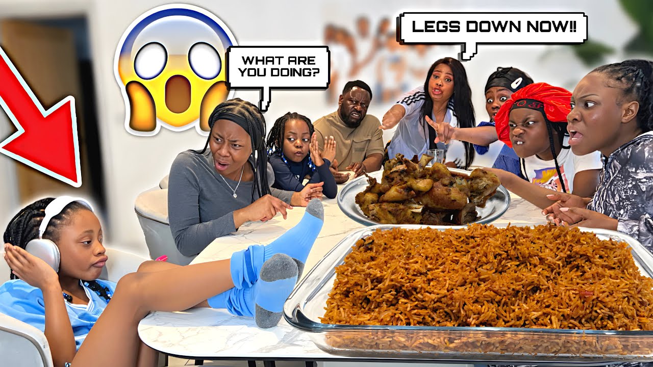 BAD TABLE MANNERS PRANK ON MY ENTIRE FAMILY OF 10 | *IT ENDED REALLY BAD*