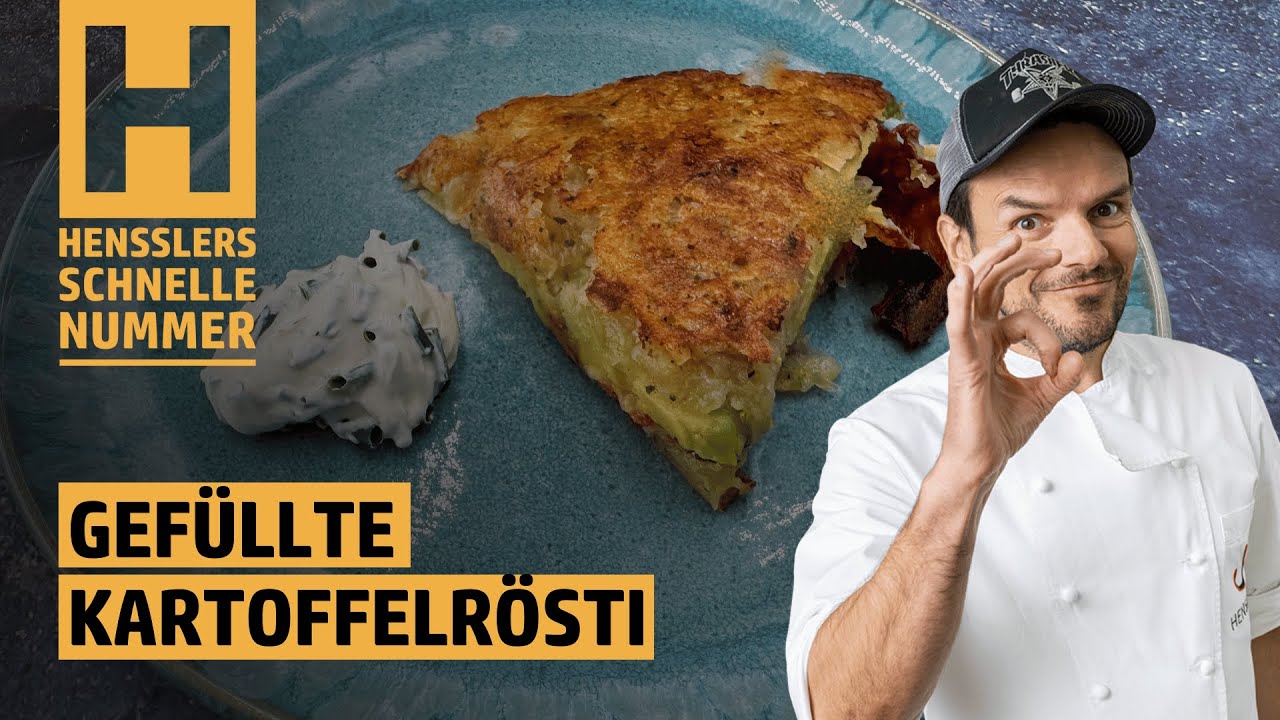 Schnelles Gefüllte Kartoffelrösti Rezept von Steffen Henssler