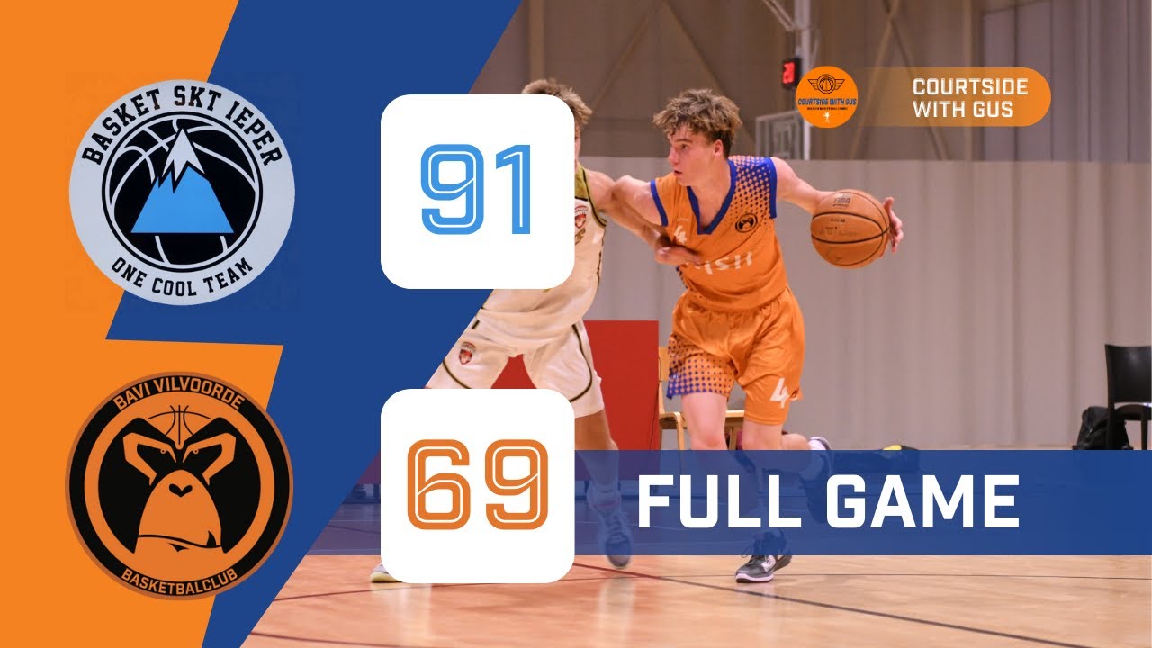 U21 Basket SKT Ieper vs Bavi Vilvoorde: 91-69 (Beker van Vlaanderen 🏆)