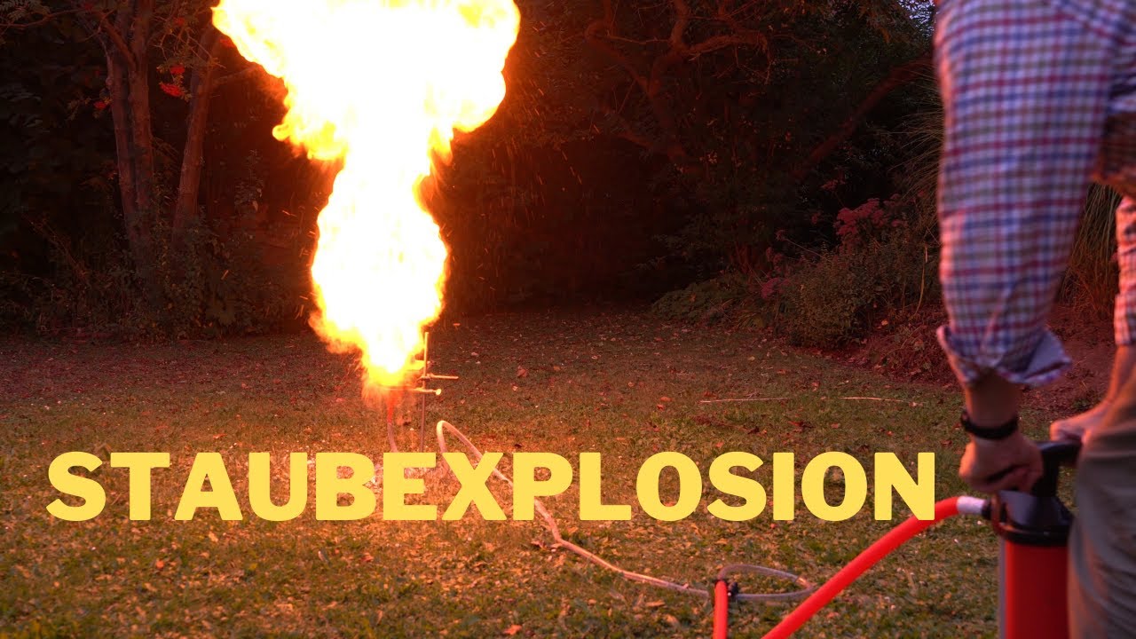 Staubexplosionen selbst gemacht