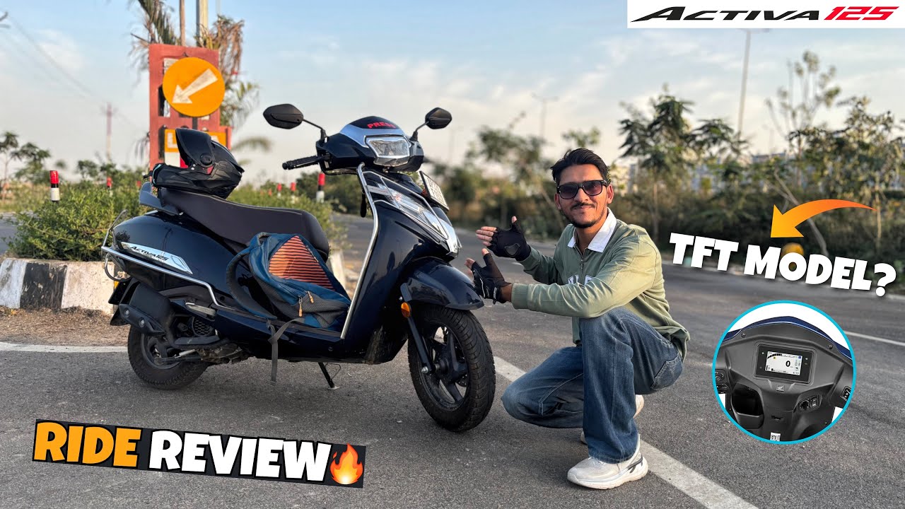2025 Honda Activa 125 TFT Model Ride Review 🔥 | Mileage, Price , Power test?? @BikesHunt