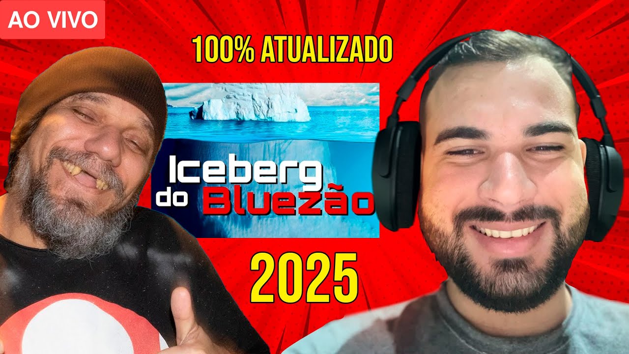 REAGINDO AO ICEBERG DO BLUEZÃO ATUALIZADO 2025 - PARTE 1 | REACT AO VIVO
