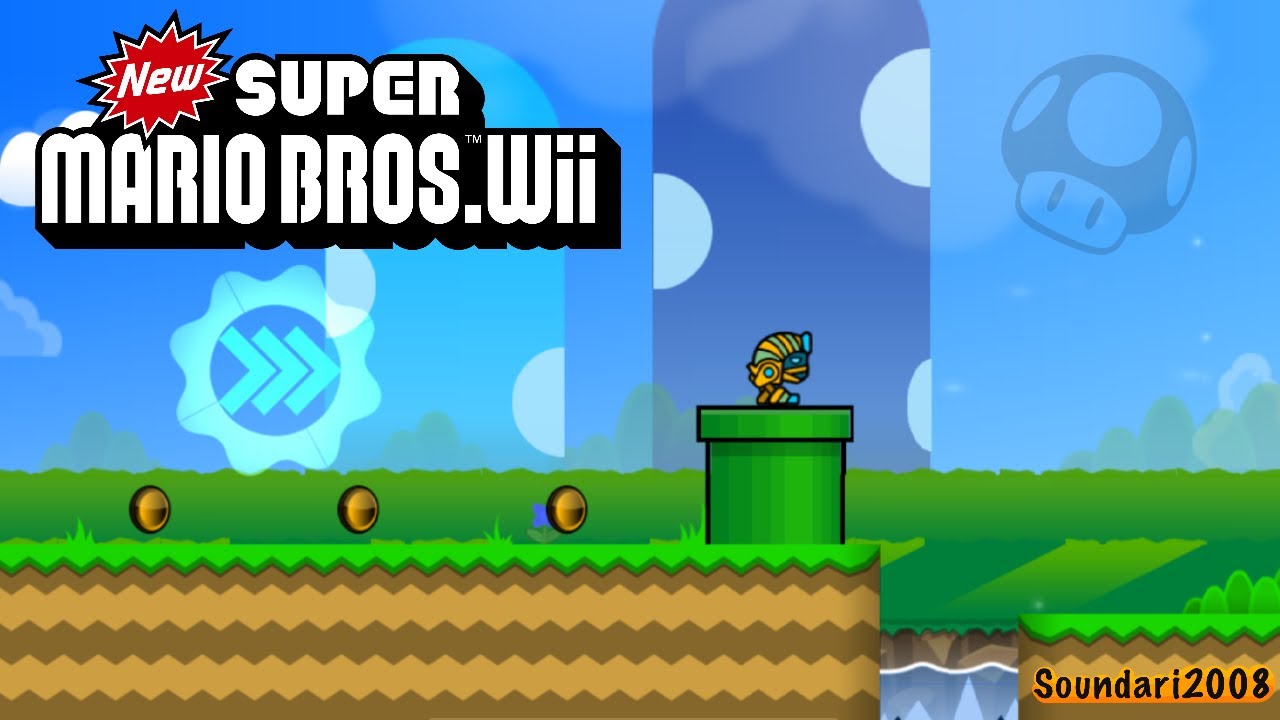 Geometry dash but it’s New Super Mario Bros. Wii