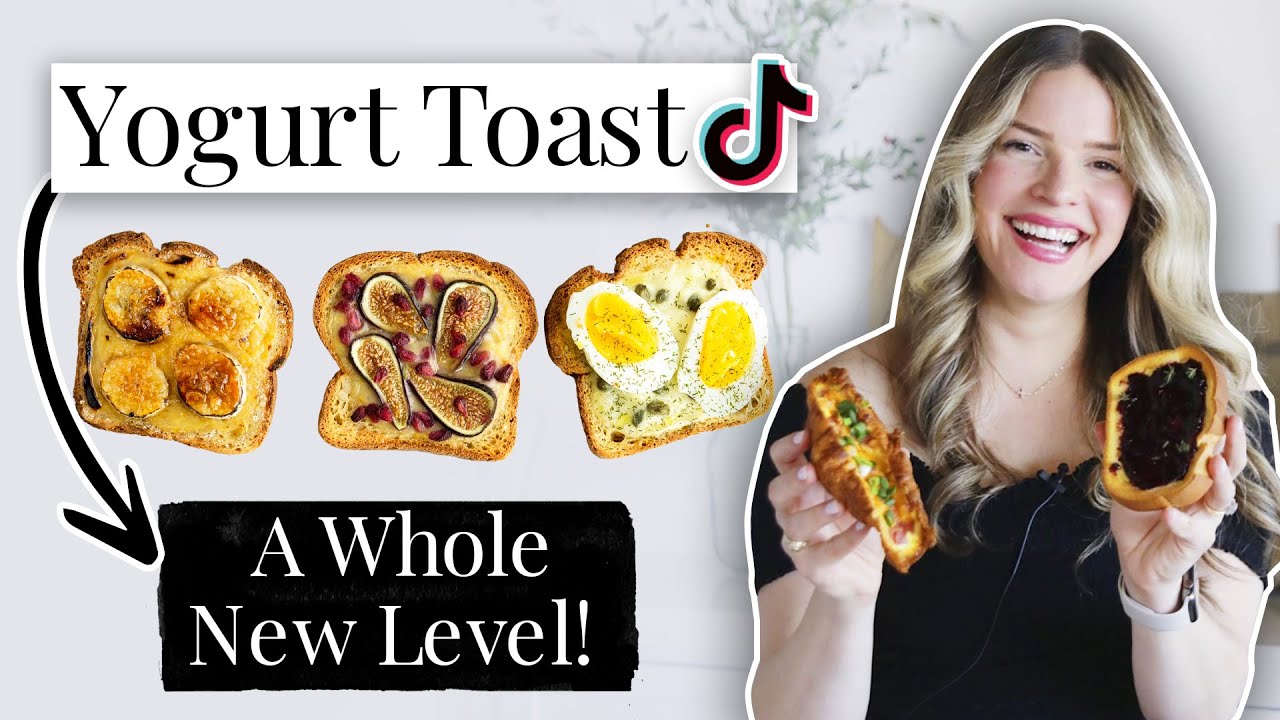 TikTok Viral Yogurt Toast- A Recent Food Trend We TESTED and PERFECTED