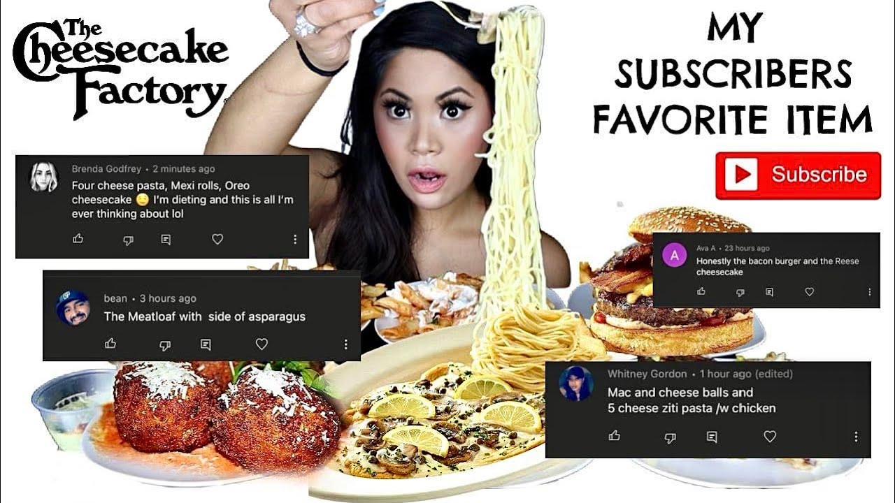 CHEESCAKE FACTORY MUKBANG & ASMR