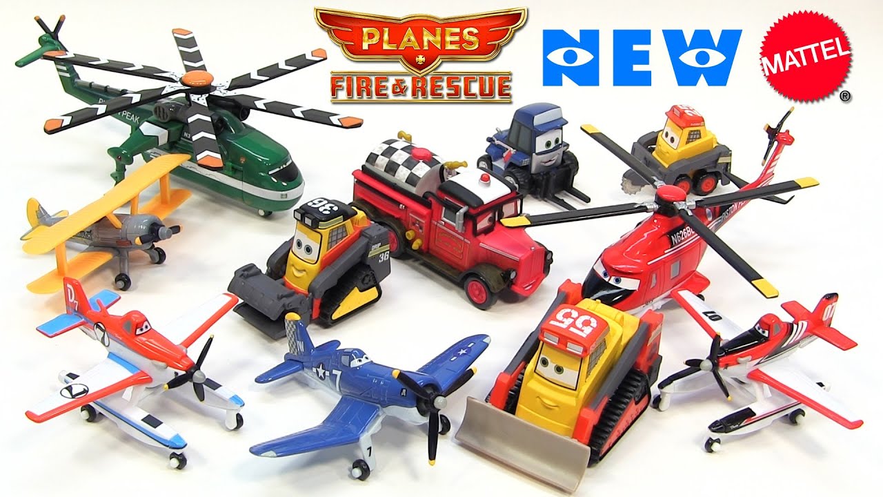 11 Disney Planes Fire and Rescue New Mattel Deluxe Die-Cast Toy Releases