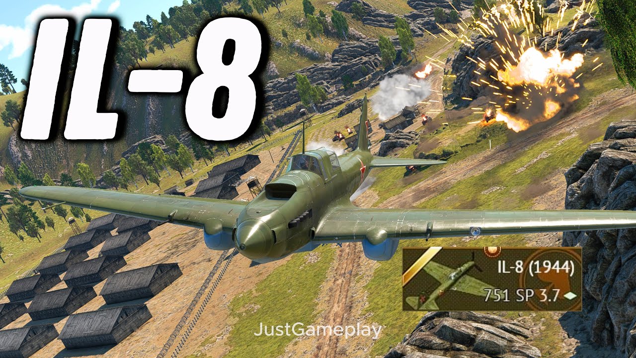 IL-8 (1944) Soviet Attack Aircraft - Battle Pass Vehicle | War Thunder
