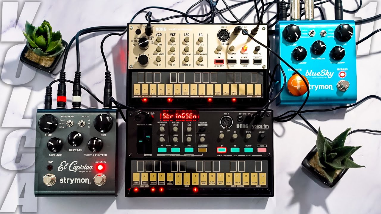 KORG Volca Ambient Jam // Volca Keys + FM || [Strymon Blue Sky | El Capistan]