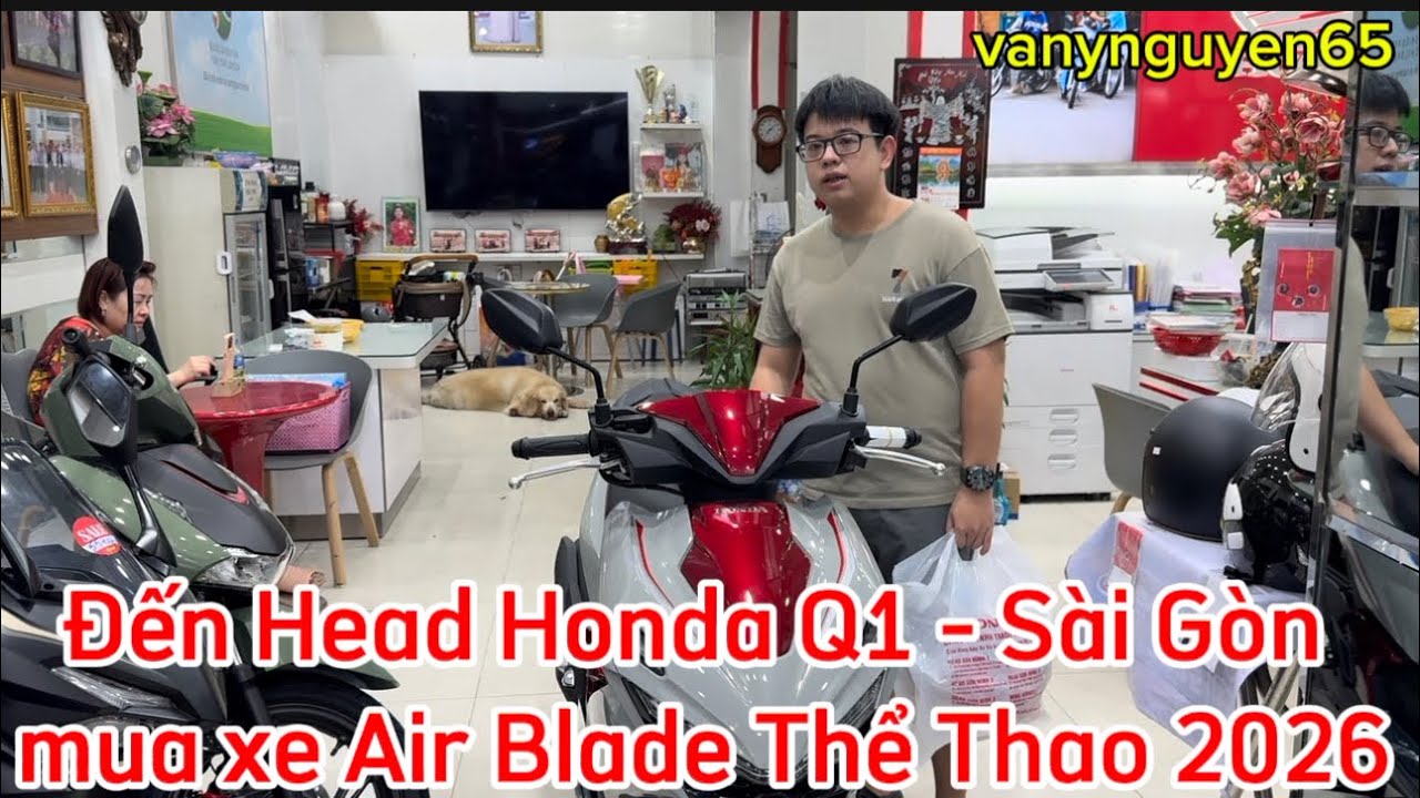 Tập 165 - Đến Head Honda đem em Air Blade 125 Thể thao 2026 về đội nhà | vanynguyen65