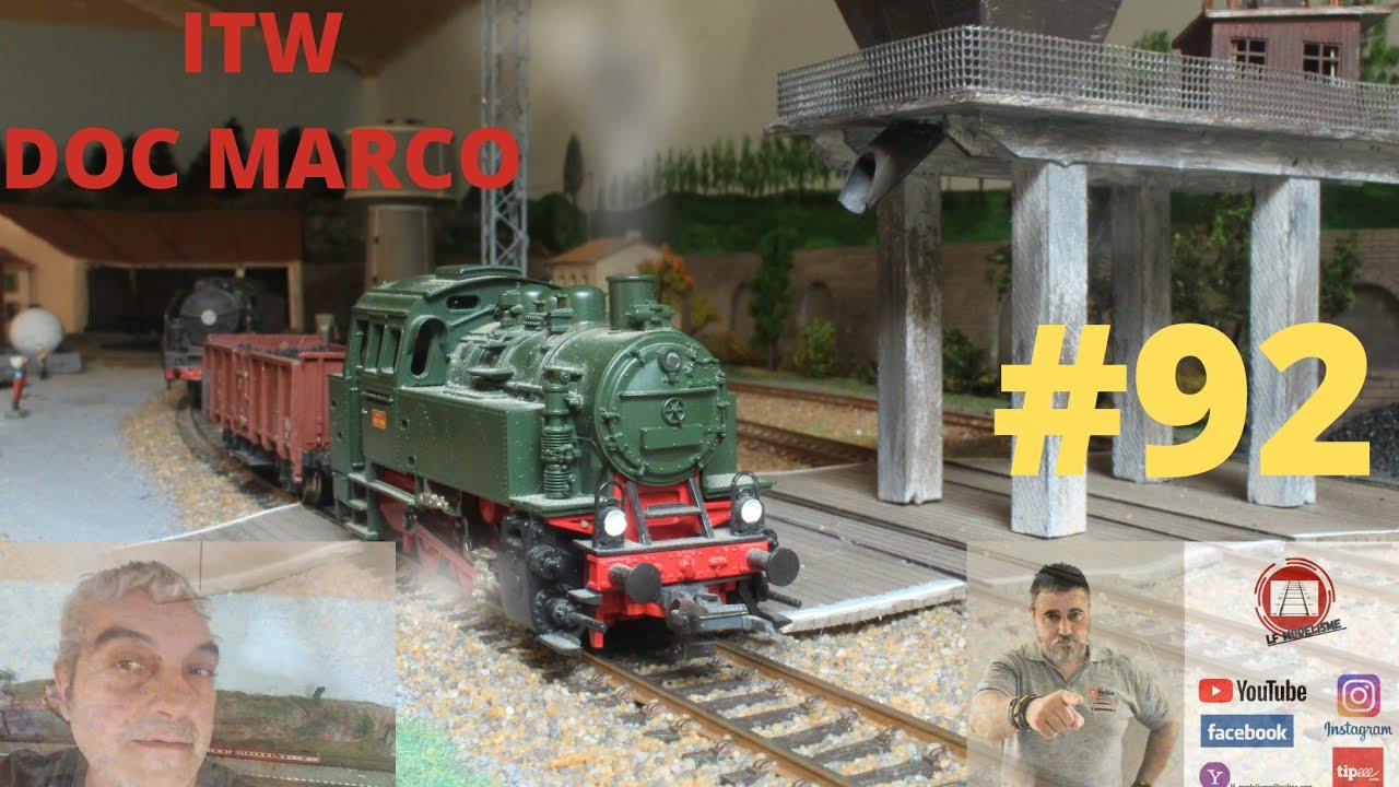 ITW DOC MARCO №92 модель электропоезда железнодорожной сети, цифровая диорама CDM RAIL в масштабе HO