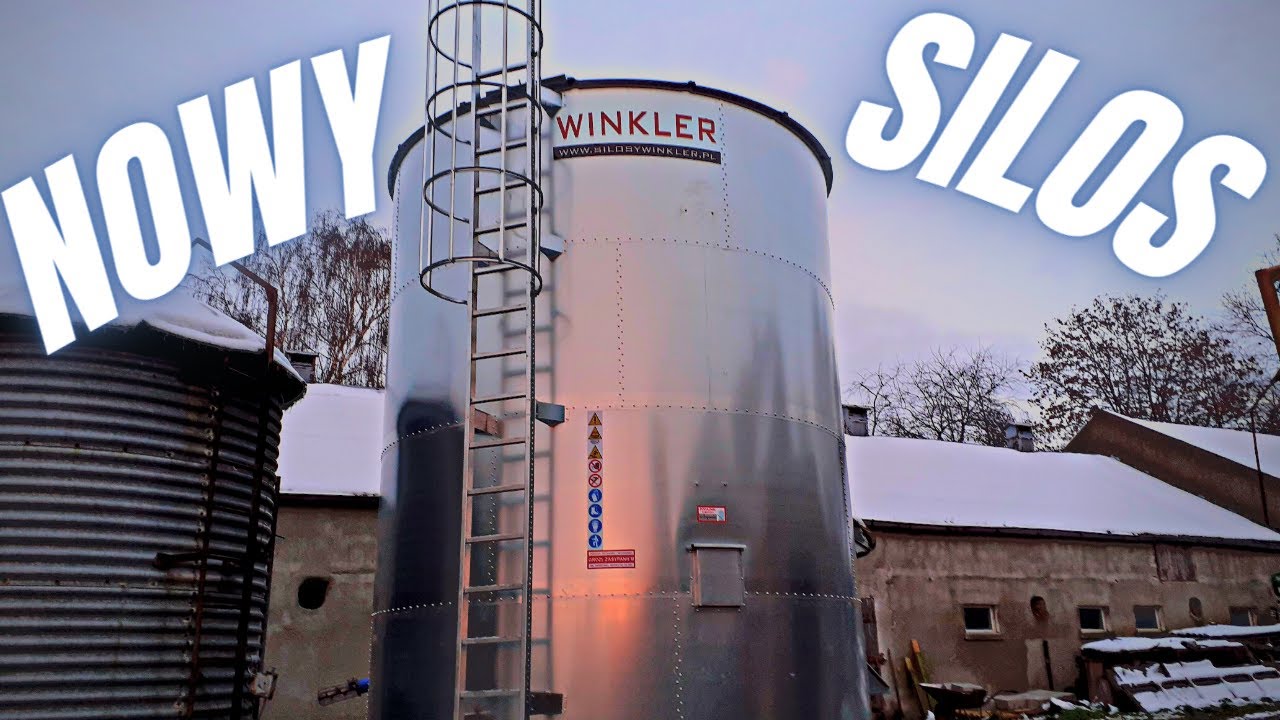 Montaż silosu 40 ton Winkler w 3,5 godziny