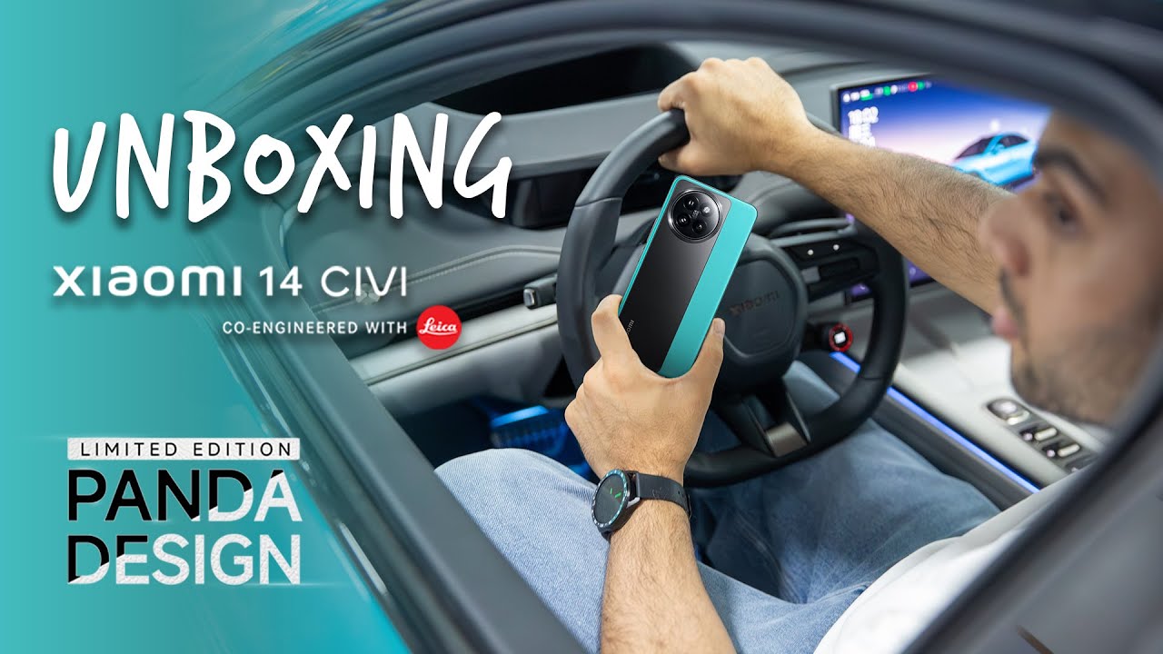 Aqua Dreams Unboxed: #Xiaomi14CIVI #PandaDesign with Xiaomi SU7 Max