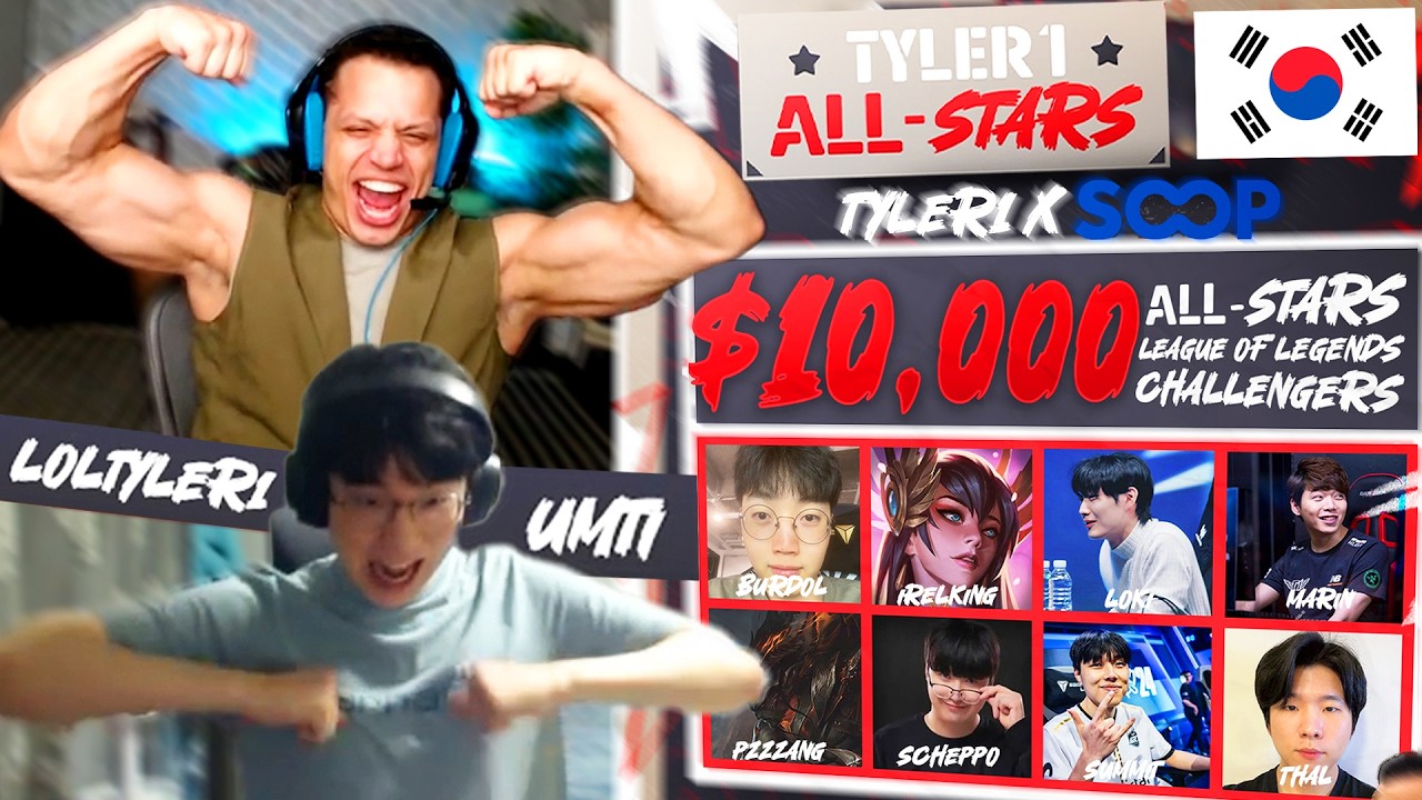 THE FIRST KOREAN TYLER1 ALL-STARS!