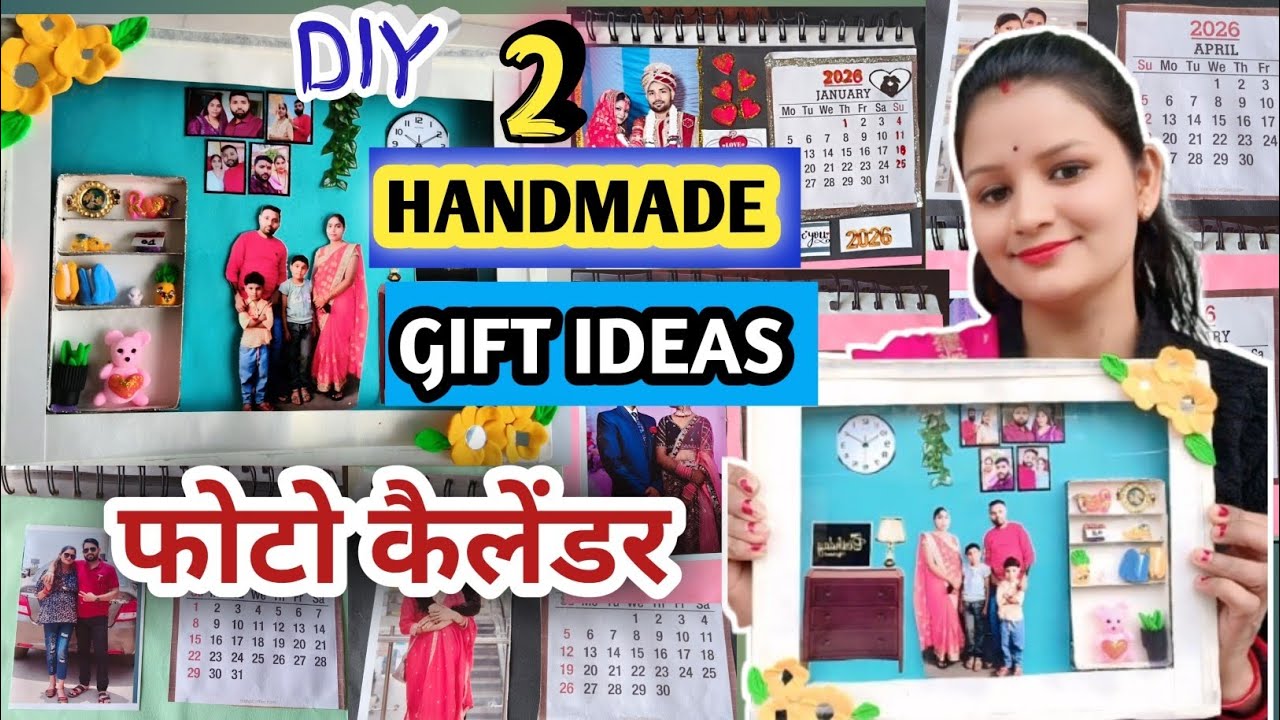 😱 Handmade Gift Ideas For 🥰Husband|Valentine Day Handmade Gift Ideas|Photo Calendar Craft #diy#craft
