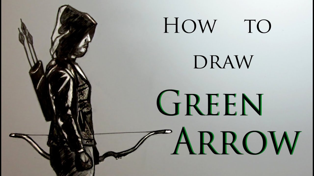 Ep. 149 How to draw Green Arrow from CW Show 