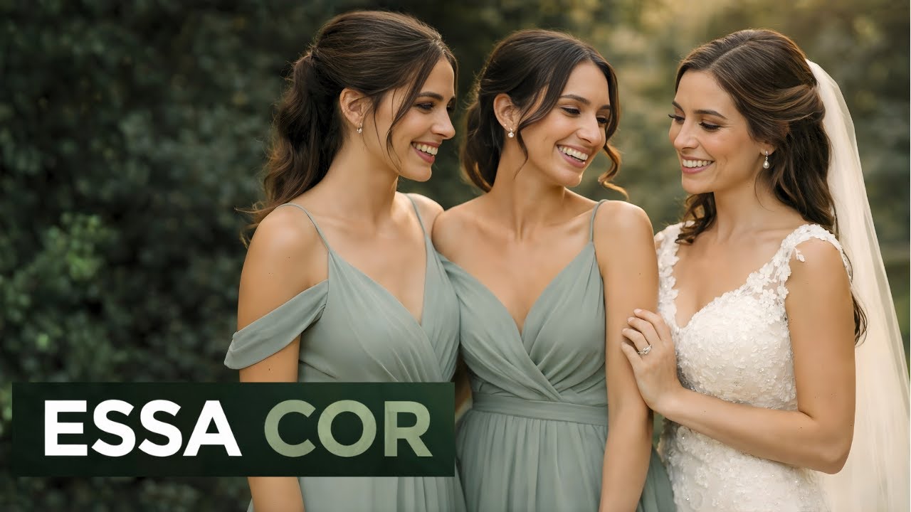 Cores dos Vestidos das Madrinhas em 2026: Tendências + Como Combinar Sem Errar