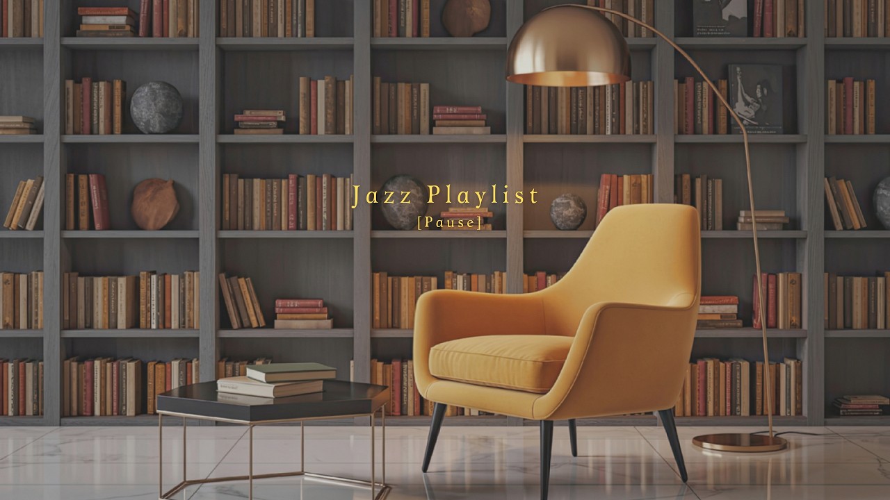[Playlist] Jazz in the Library | Relaxing Jazz Trio for Study, Work & Cafe Ambience