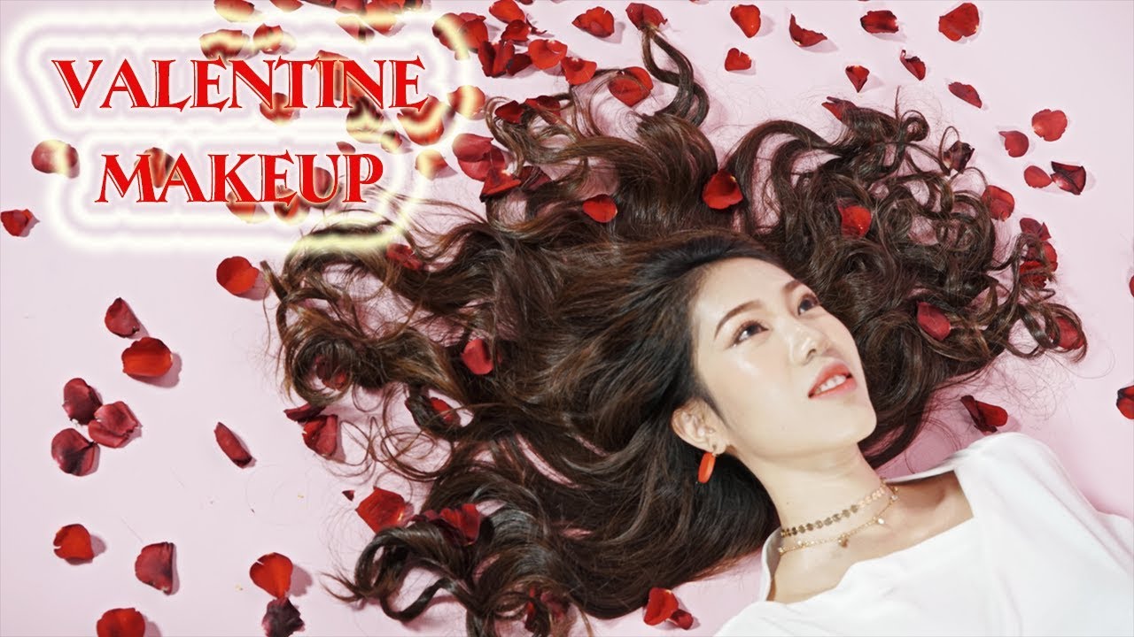 Valentine Make Up tutorial - Trang Điểm Đi Chơi Valentine [ Vanmiu Beauty ]