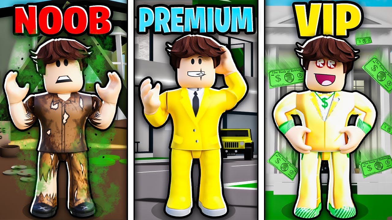 Od BIEDAKA do PREMIUM do VIP w BROOKHAVEN RP! ⭐️ (Historyjka Roblox)
