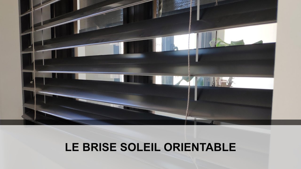 Le brise soleil orientable