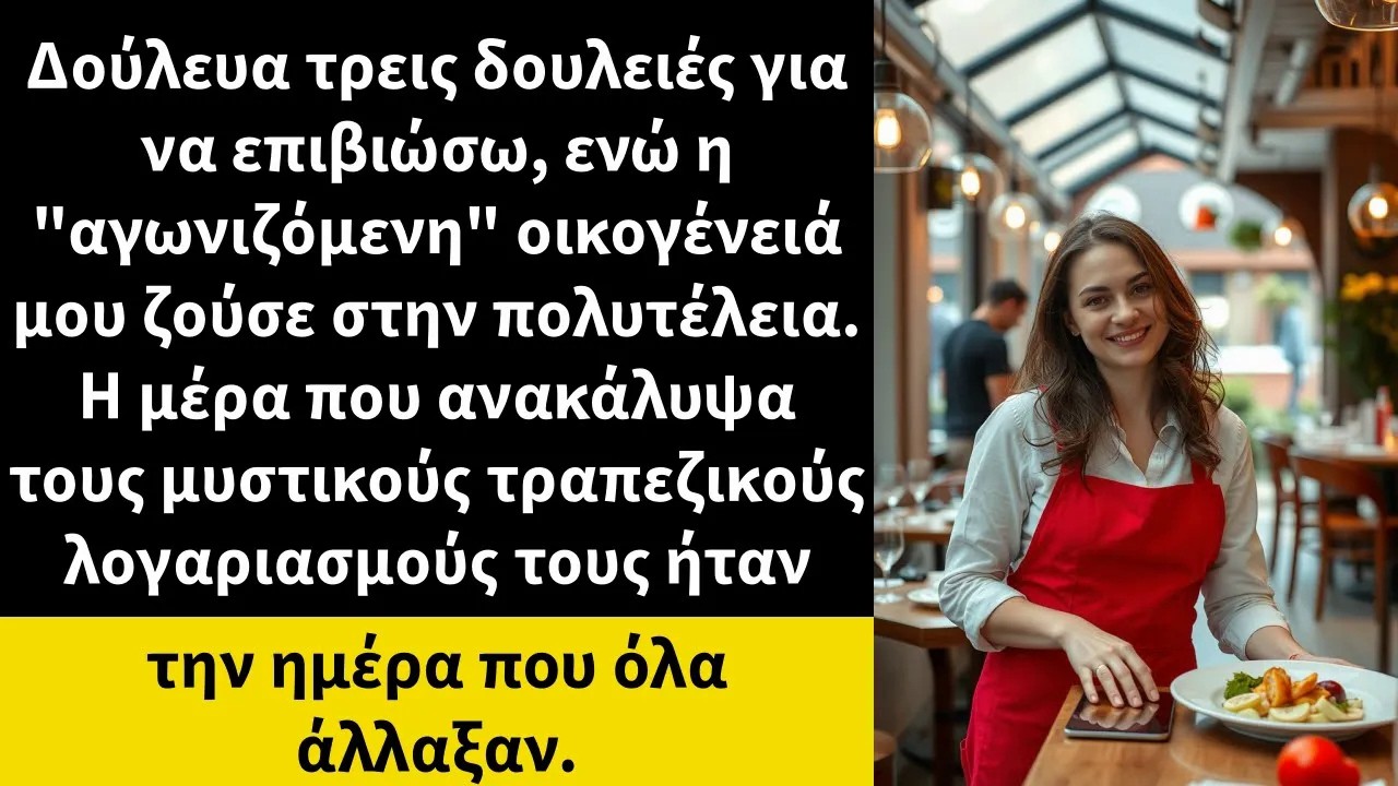 Δούλευα τρεις δουλειές για να επιβιώσω, ενώ η αγωνιζόμενη οικογένειά μου ζούσε στην πολυτέλεια