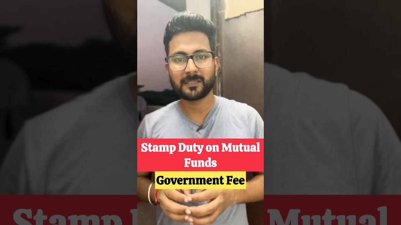 What is Stamp Duty on Mutual Fund #stampduty