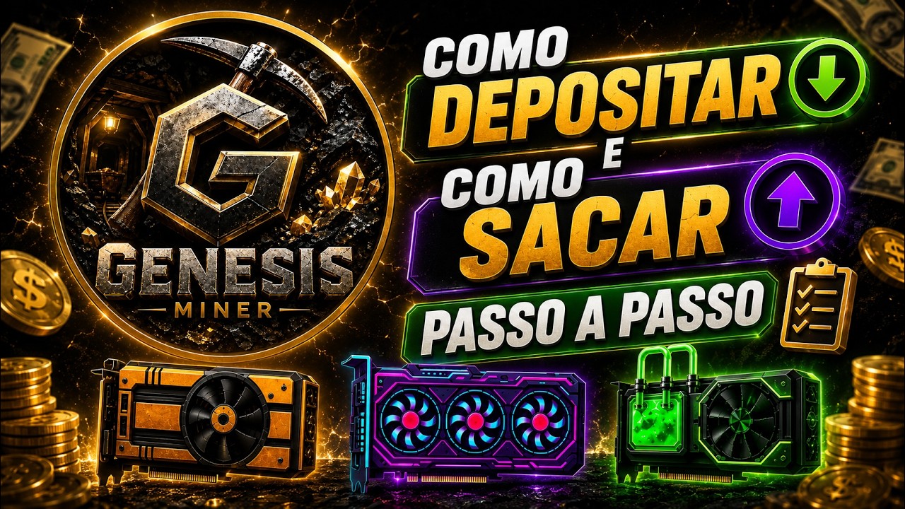GENESIS MINER: COMO DEPOSITAR E COMO SACAR! (f&aacute;cil e r&aacute;pido)