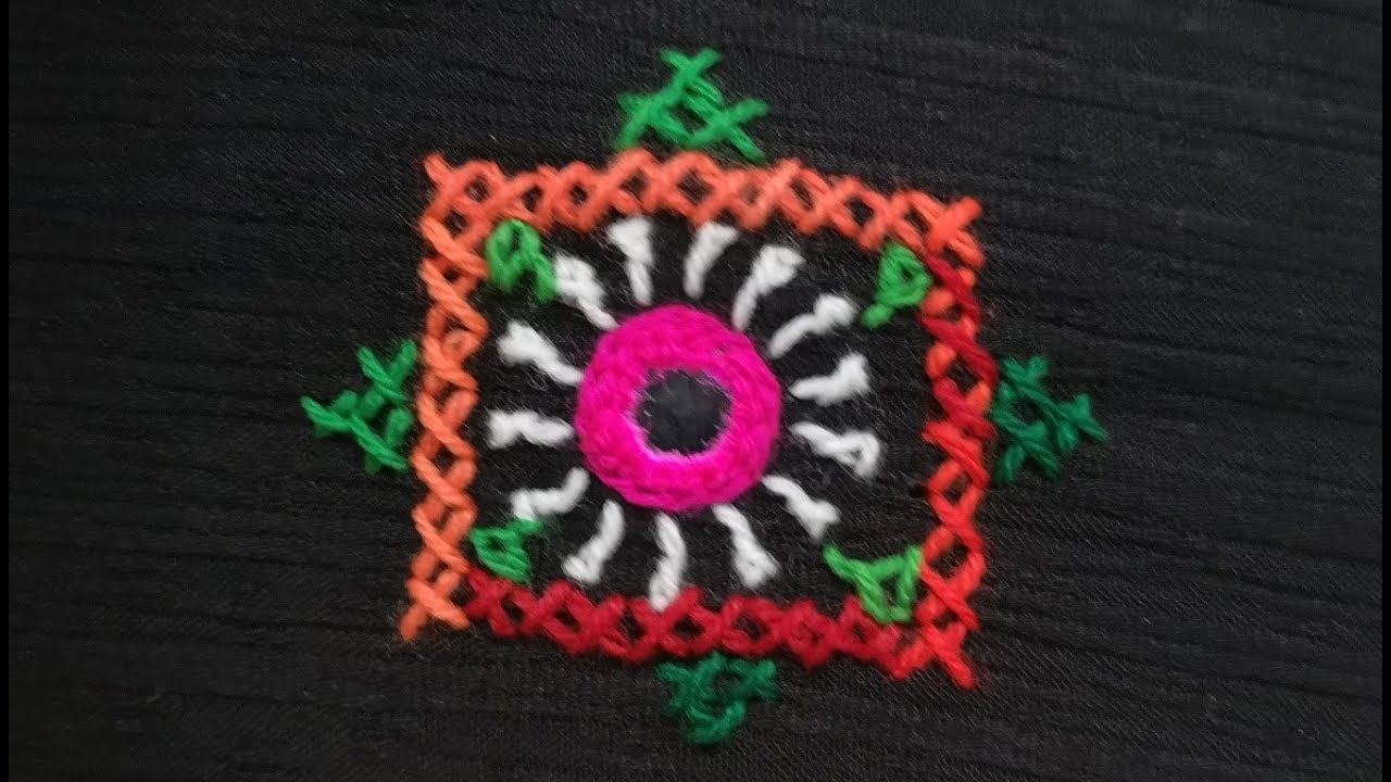 Mirror Work | Lambani/ Banjara Embroidery Tutorial For Stoles and Duppata