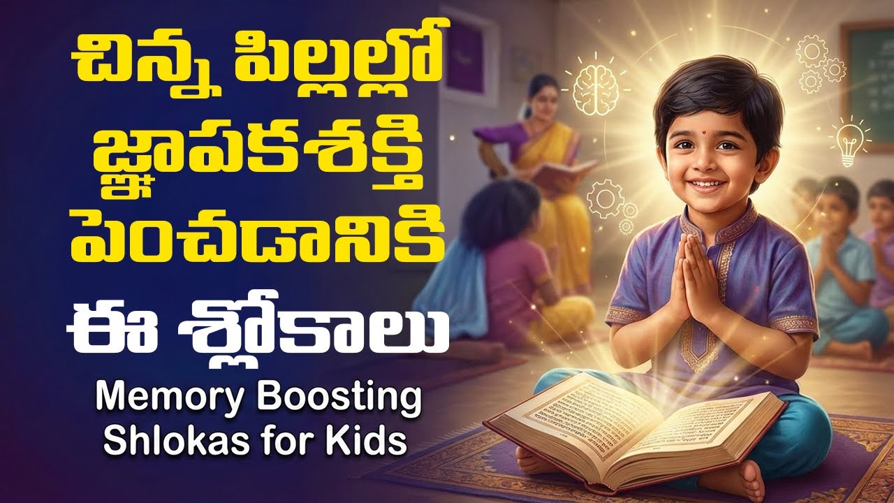 చిన్న పిల్లల్లో జ్ఞాపకశక్తి పెంచడానికి ఈ శ్లోకాలు | IQ Test | Nagaraju Sharama | Devotional Slokas