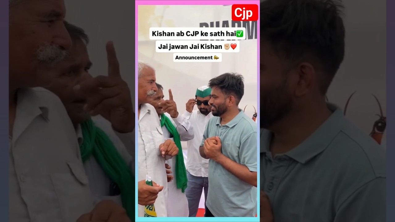 Farmers and CJP together at Jantar Mantar