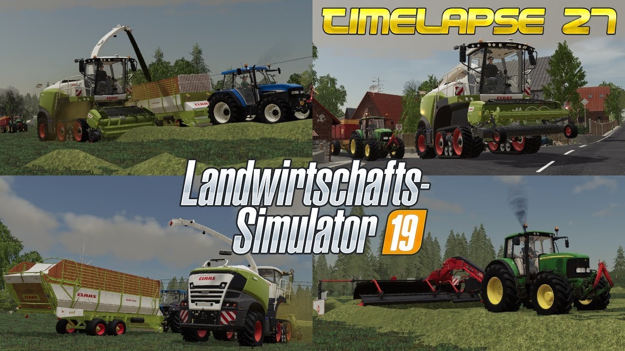 [LS19] - Timelapse #27 Geiselsberg Seasons: Grashäckseln XXL in Geiselsberg! 🚜💨
