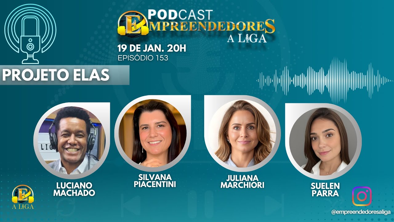 EP 153 | Projeto ELAS | Empreendedores A Liga