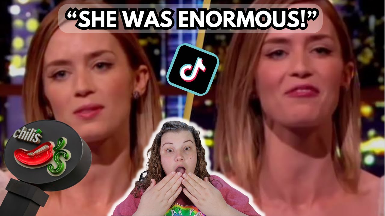 Emily Blunt calls her waitress ENORMOUS! | Fat acceptance tiktok cringe