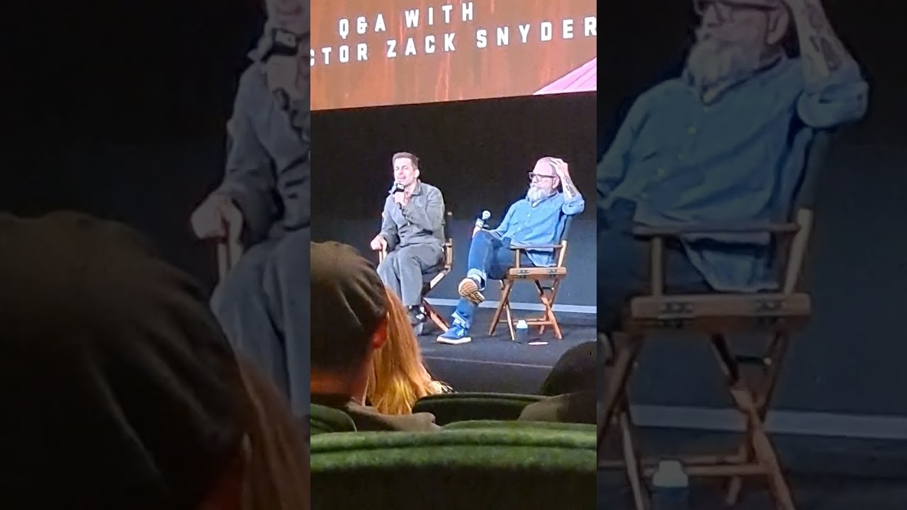 Zack Snyder Rebel Moon Director's Cut Q&A Egyptian Theater Part 2