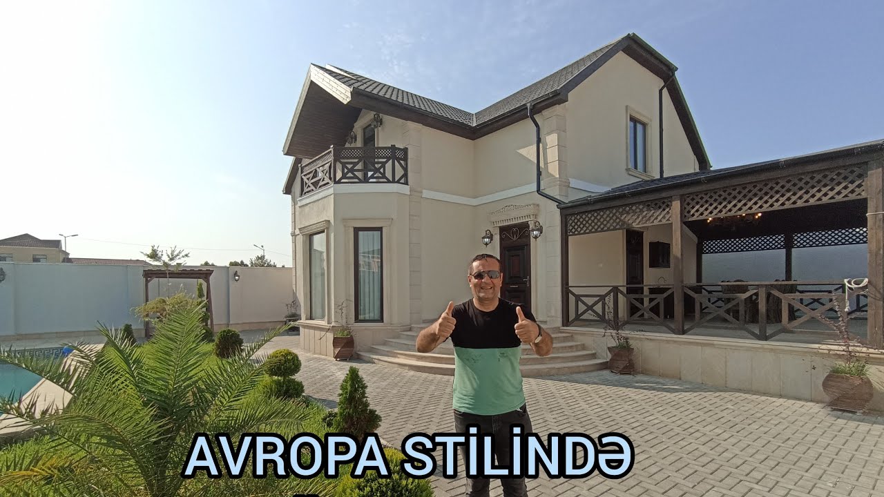 SUPER MODERN AVROPA STİLİNDƏ 6 SOTDA Ş&Uuml;VƏLANDA EV SATILIR
