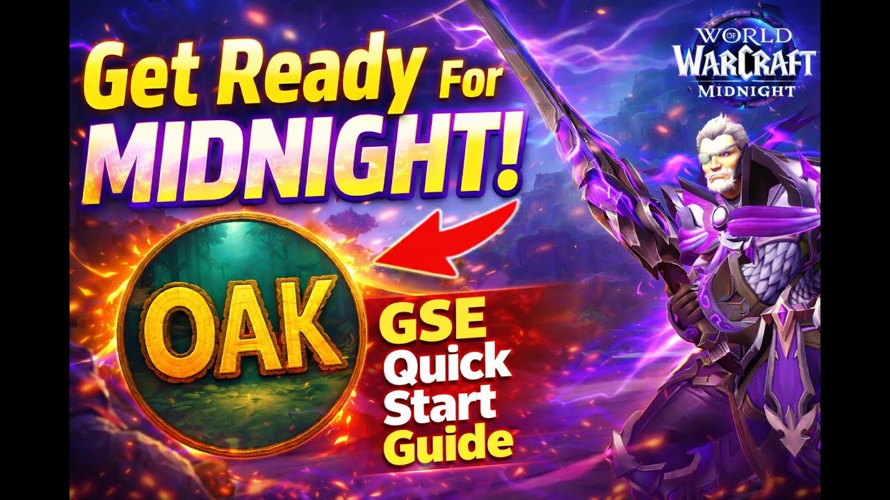 Краткое руководство по началу работы с GSE – Быстро начните играть в WoW Midnight (опыт не требуе...