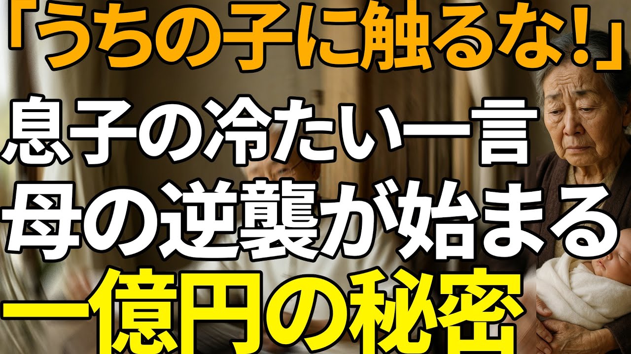 「俺には母親はいない」──初孫を抱けなかった母が“1億円の秘密”で静かに反撃した【シニアライフ】【60代以上の方へ】