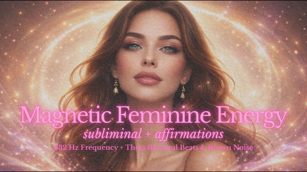 ✨ Magnetic Feminine Energy Subliminal ✨ Self-Concept, Confidence & Self-Love | 432 Hz w/ brown noise