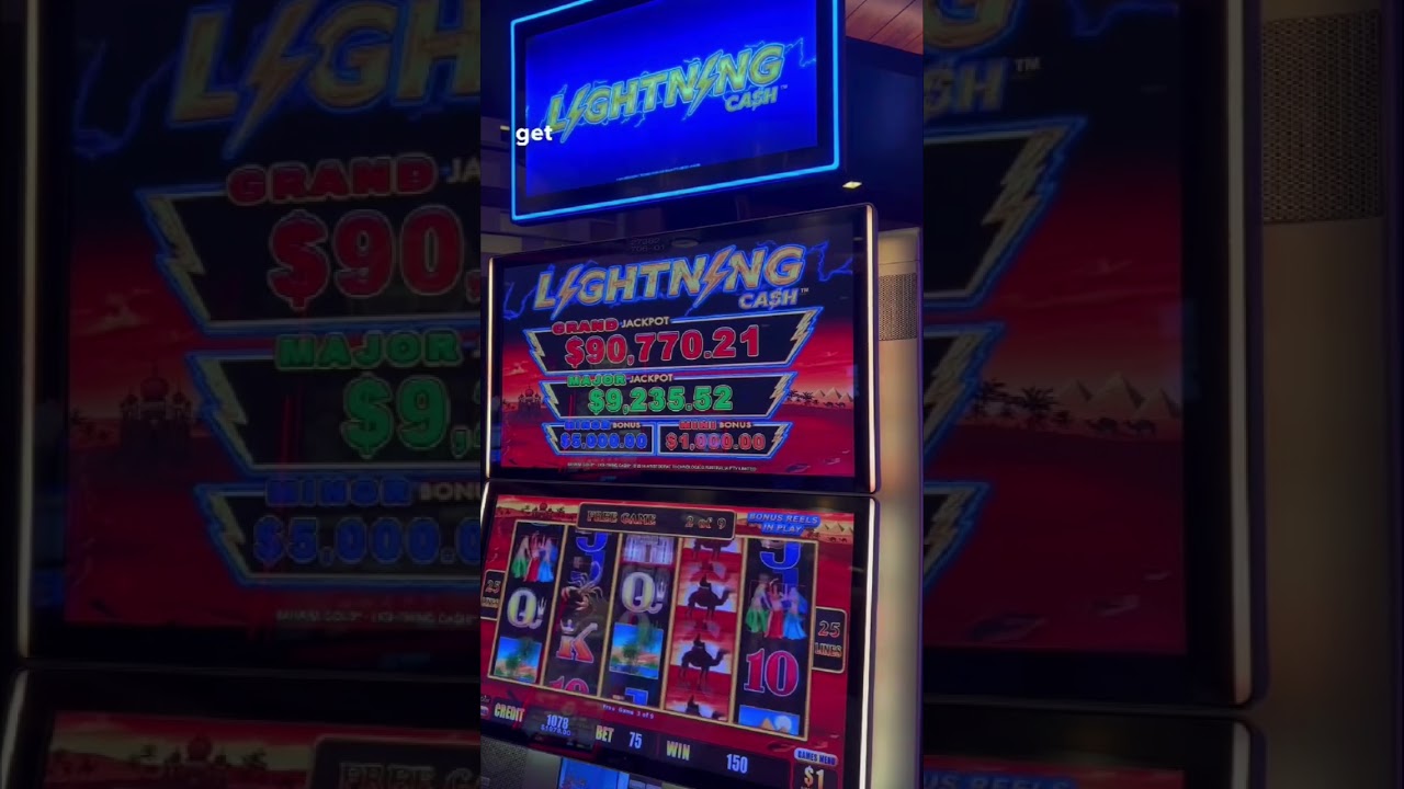 $75 BET JACKPOT on HIGH LIMIT SAHARA GOLD LIGHTNING LINK 