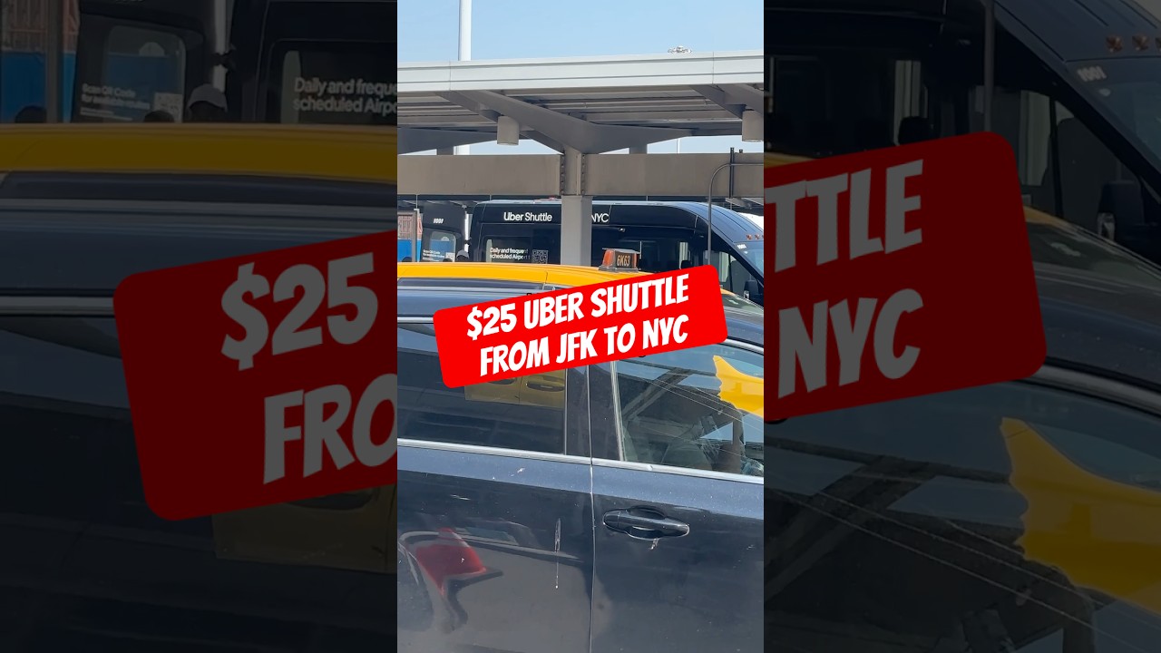 $25 Uber Shuttle from JFK to NYC ✈️