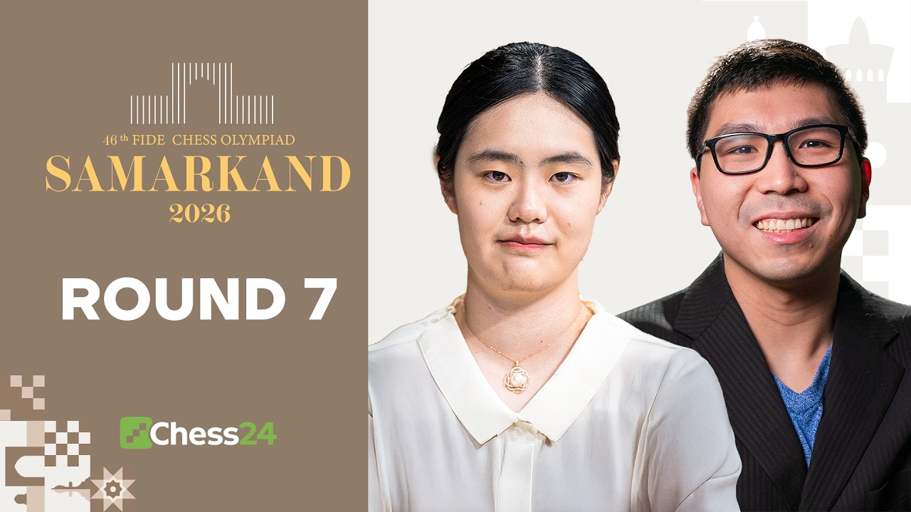 FIDE Chess Olympiad 2026 Round 7: Nodirbek v. Ding & Sindarov v. Wei Yi In Clash Of Chess Giants!